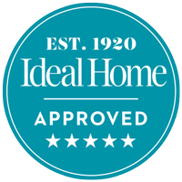 Ideal Home approved 5 star badge