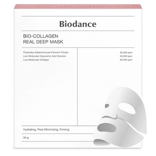 Bio-Collagen Real Deep Mask, Hydrating Overnight Mask - 4 Pack