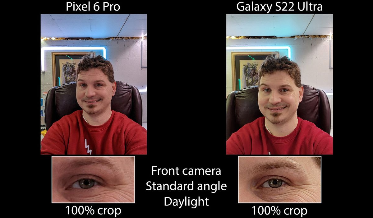 Galaxy S22 Ultra Vs Pixel 6 Pro Front