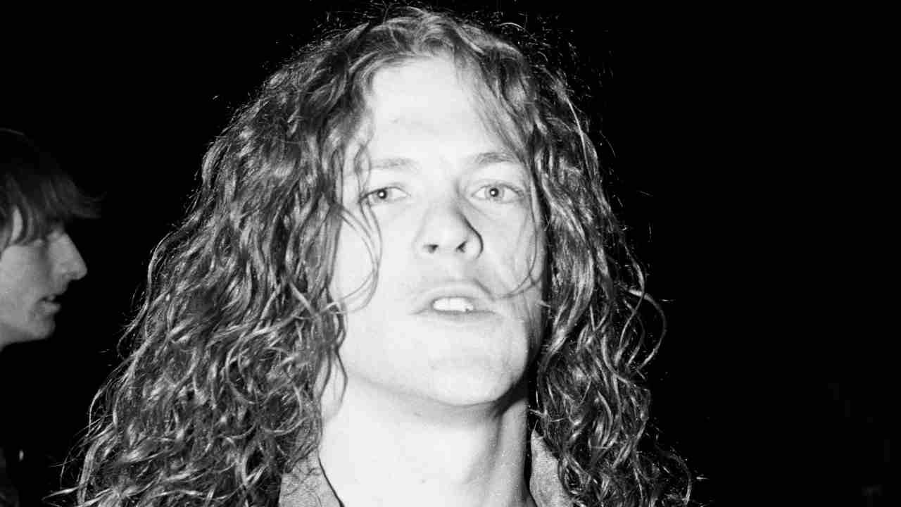 Metallica’s Jason Newsted posing for a photograph in 1989