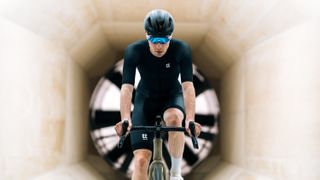 Images from the Cyclingnews wind tunnel clothing test
