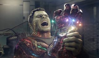 Hulk with Infinity Stones in Avengers: Endgame