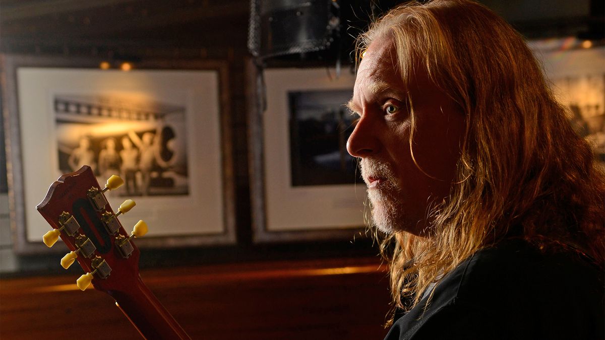 Warren Haynes photographed before a live performance with Gov&#039;t Mule at Under The Bridge in London, on July 4, 2013. Haynes is best known as a long-time member of The Allman Brothers Band, as well as a founding member of Gov&#039;t Mule.