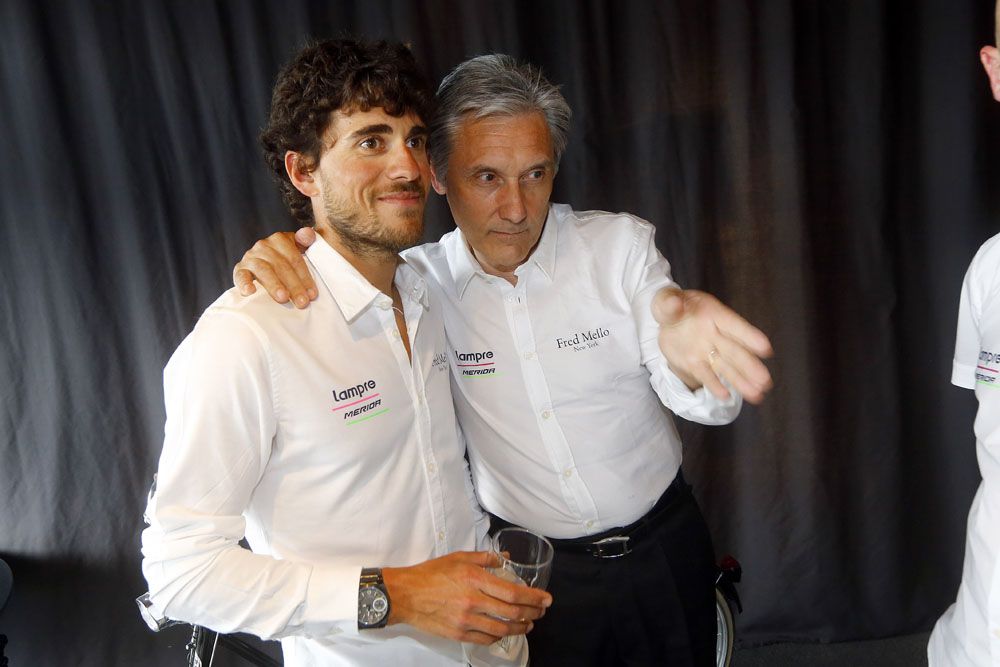 Robert Ferrari with Giuseppe Saronni