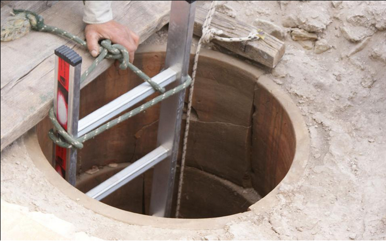 An ancient well in Athens, Greece. 