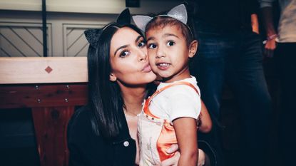 Kim Kardashian and daughter North West