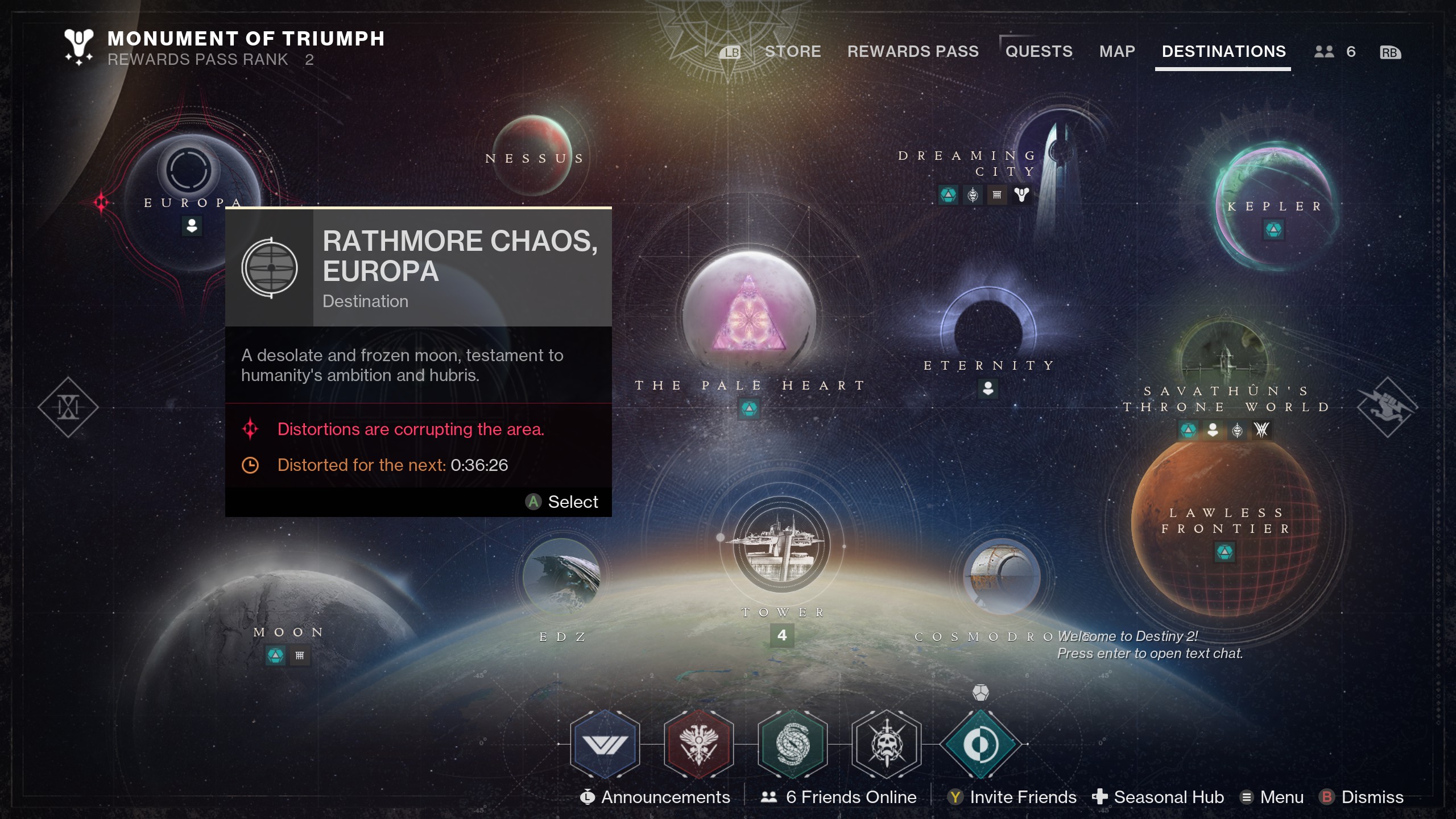 Destiny 2 Distortion destination