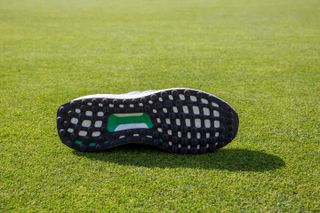 The outsole of the adidas Ultraboost golf shoe