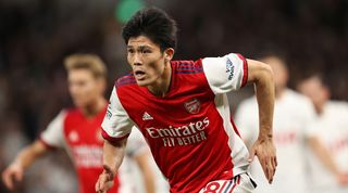 Arsenal defender Takehiro Tomiyasu, best Asian players