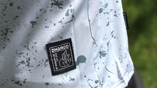 Detail shot of the side mesh panels on the DHaRCO Short Sleeve Jersey