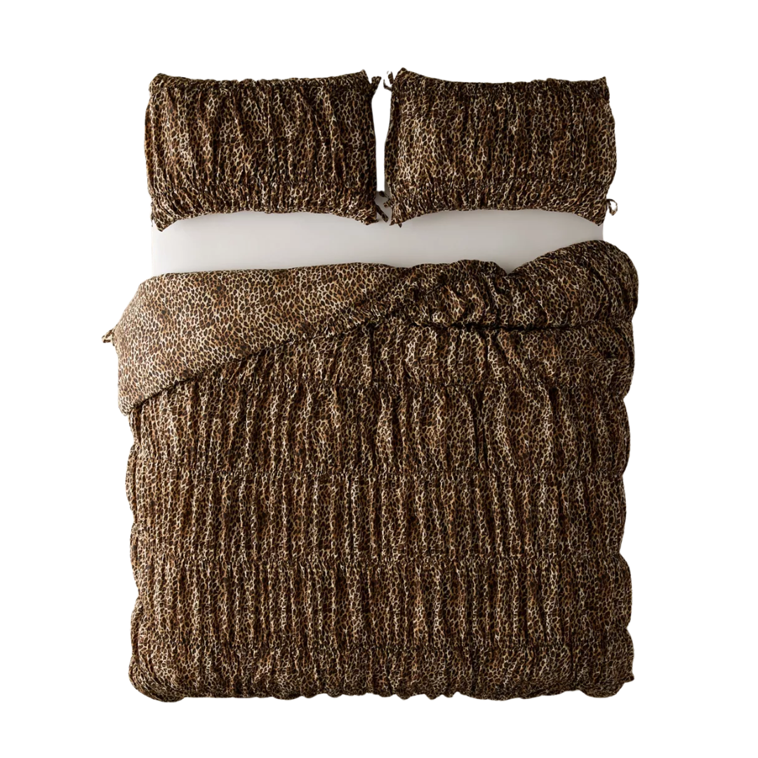 Printed Cinched Core Duvet Cover