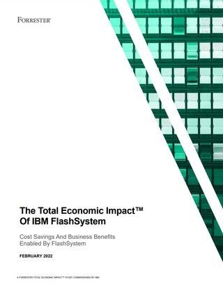 Whitepaper cover with title and green rectangular graphic top right