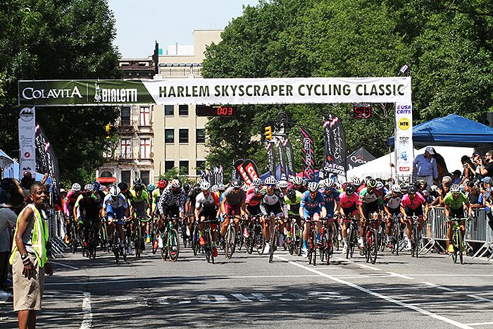 The men's field takes off mid-day