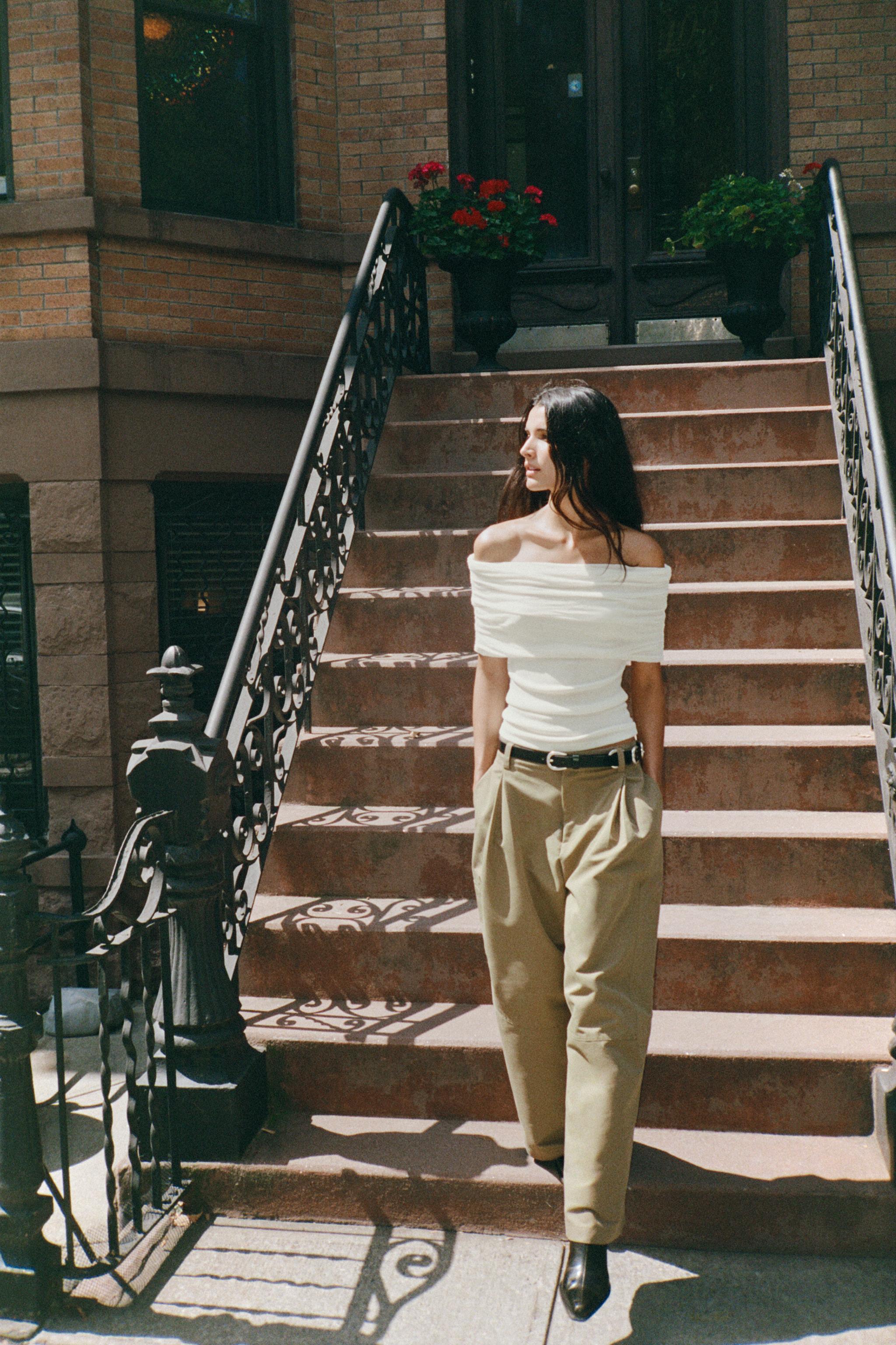 Cargo Trousers With Pleats