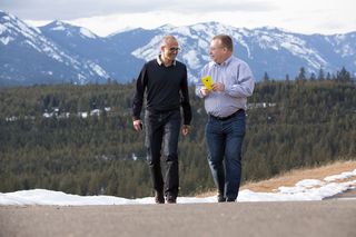 Satya Nadella and Nokia ex-CEO Stephen Elop