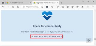 PC Health Check app download