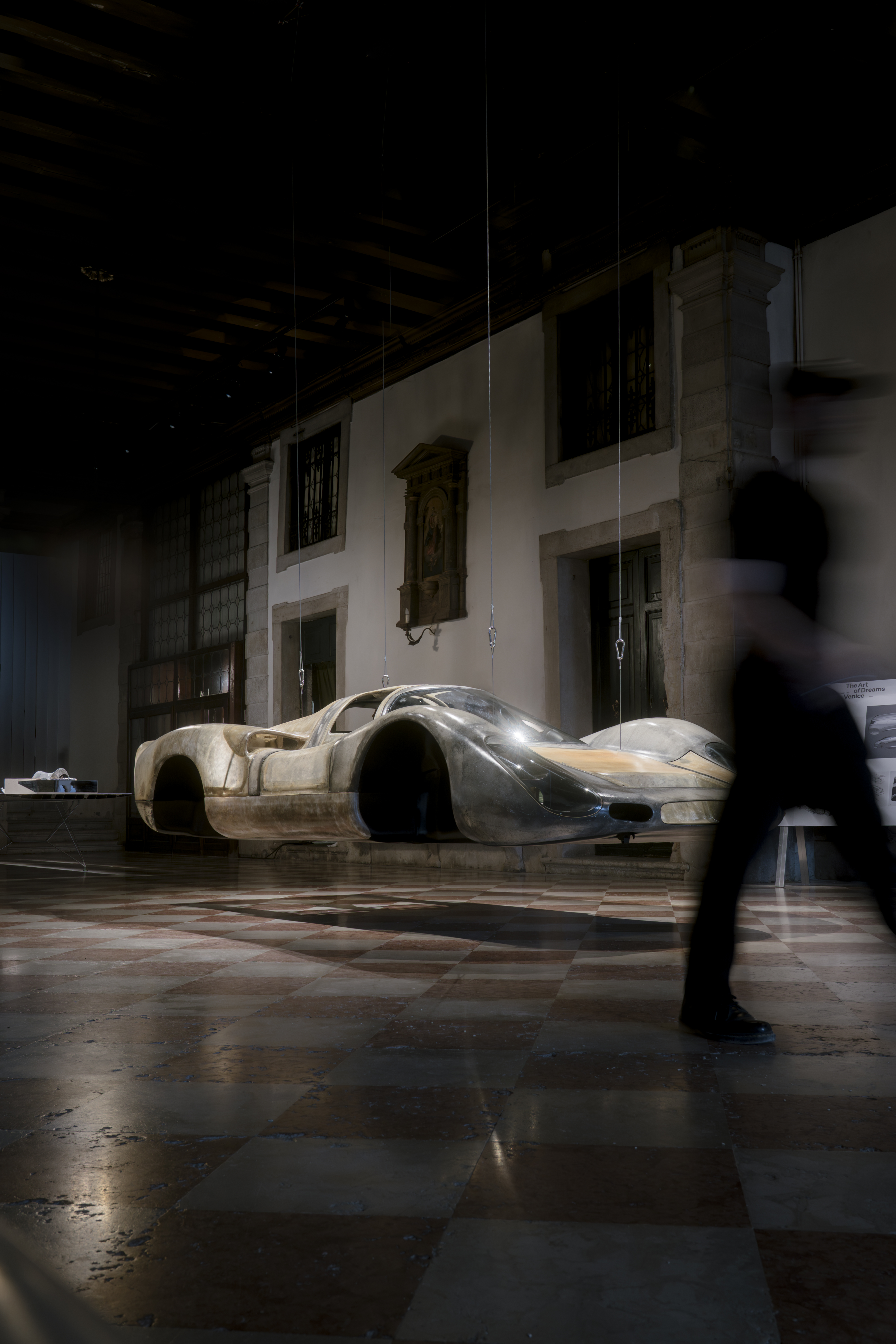 Porsche Gateway to Venice's Waterway installation
