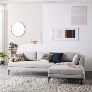 West Elm Andes large 3 seater sofa from John Lewis