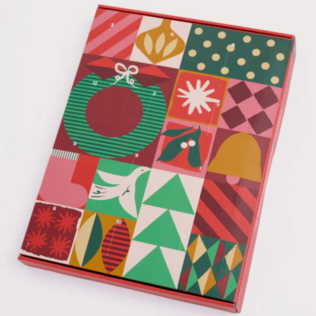 A product image of the 12 Socks of Christmas Advent Calendar from Seasalt