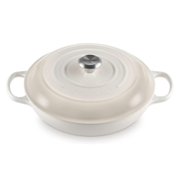 Le Creuset Cast Iron Signature Braiser 3.5 qt in Meringue | Was $367.95, now $294.95