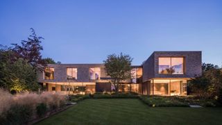 Garden facade, contemporary house by Gregory Phillips Architects