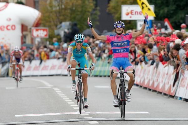 Matteo Bono (Lampre-ISD) wins the stage