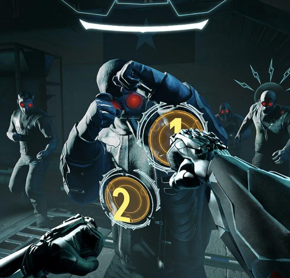Screenshots from Batman Arkham Shadow showing how combat works