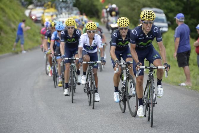 A show of force from Movistar on stage 9 at the Tour de France