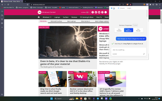 BingAI browser extension adds the Bing Chat box to your non-Edge browser