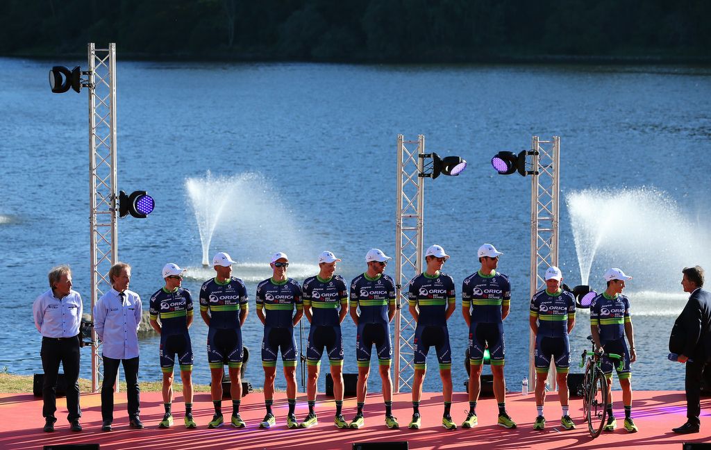 The Orica-BikeExchange team is backing Esteban Chaves for the GC