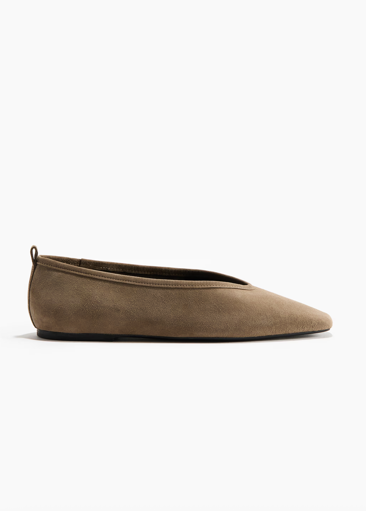 H&amp;amp;M, Leather Ballet Flats