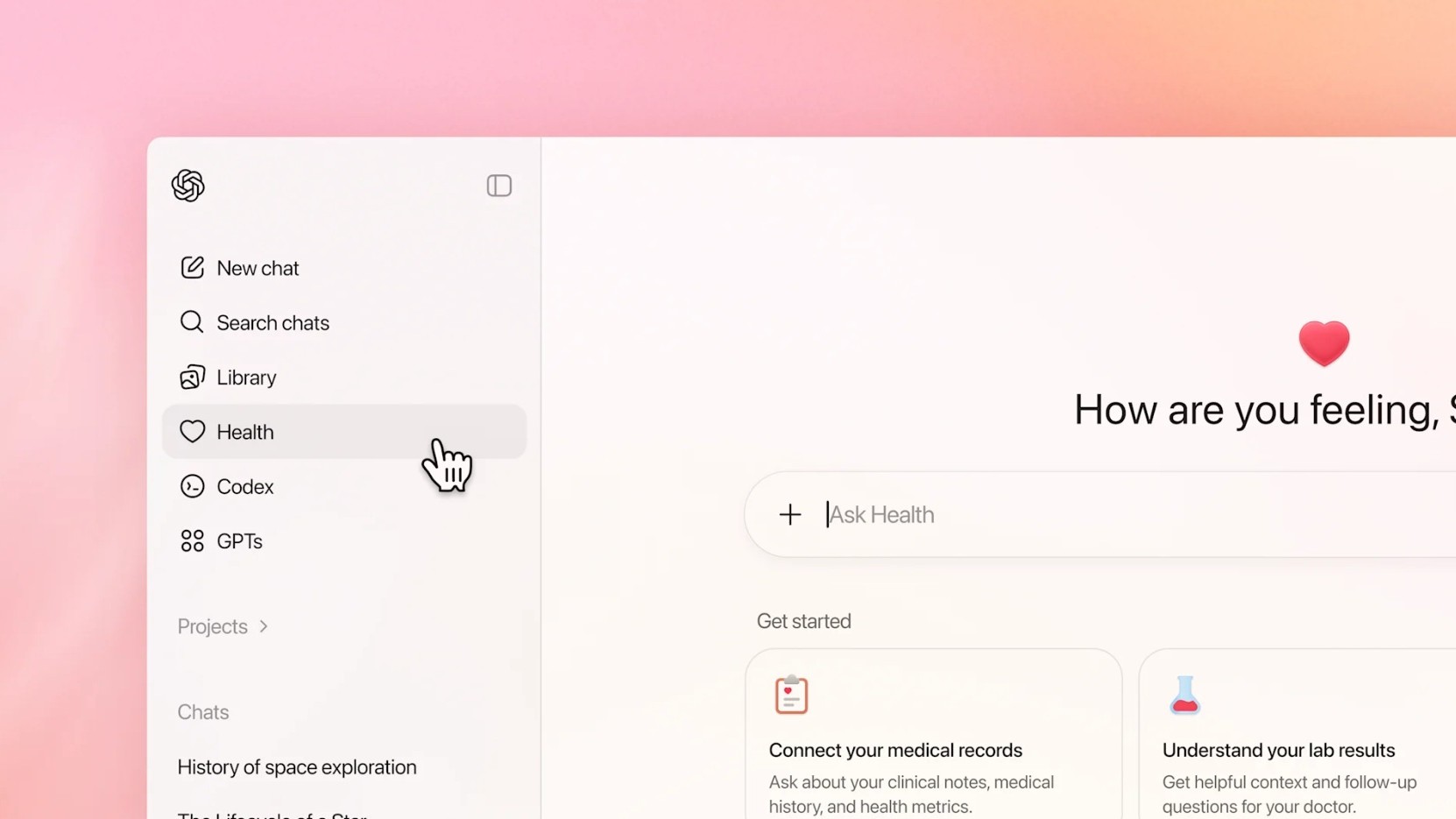 OpenAI introduces ChatGPT Health, a dedicated health experience for users.