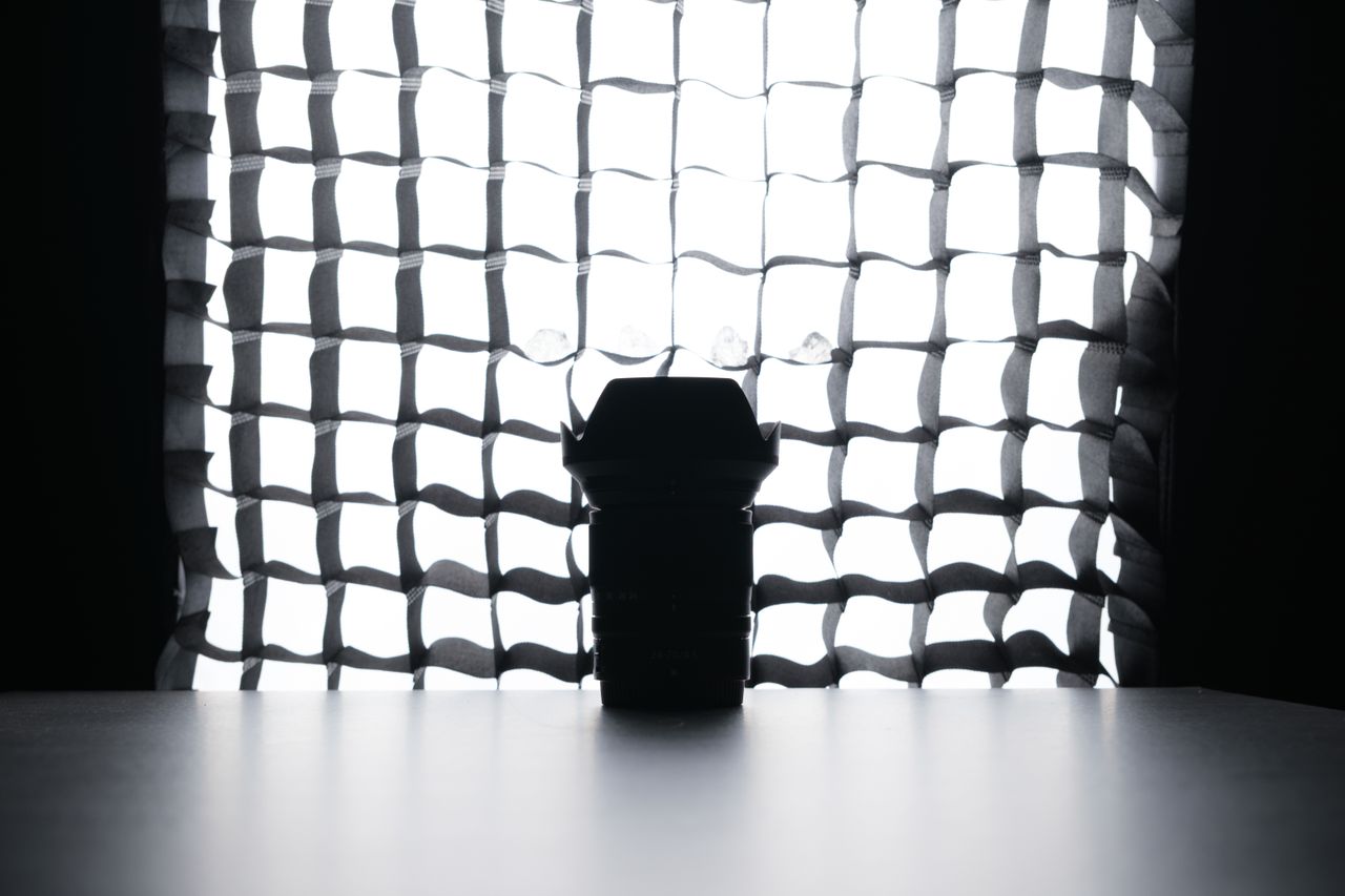 A backlit photo of a lens taken on the Fujifilm X-T30 III