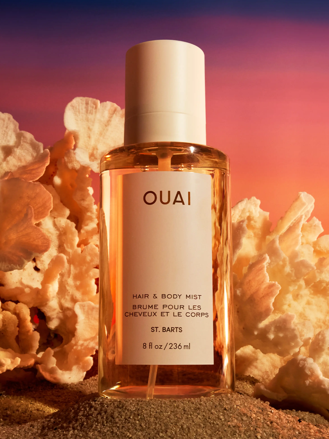 A bottle of hair and body mist from OUAI