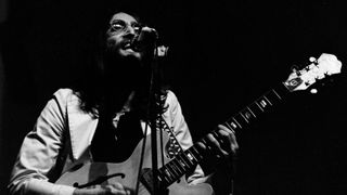 John Lennon (1940 - 1980) performing with the newly-formed Plastic Ono Band at the Lyceum Theatre, London, 1969.