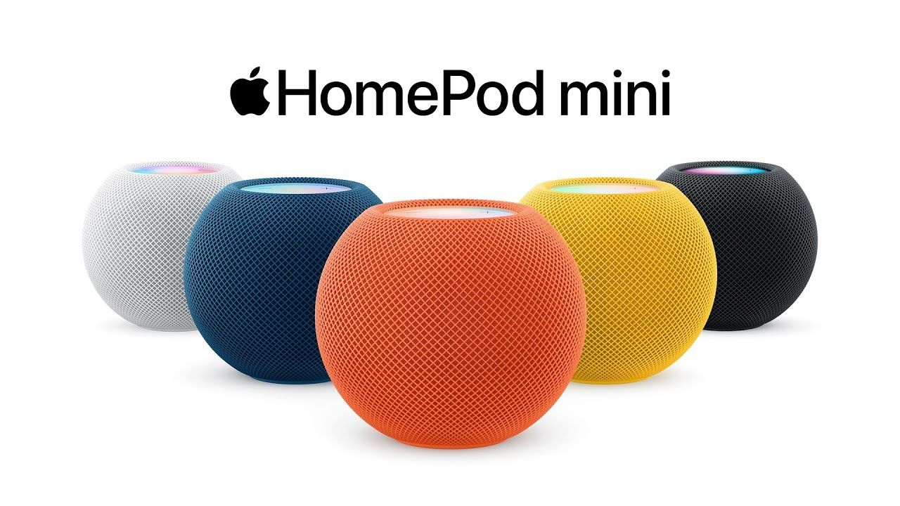 Refurbished Apple HomePod mini with Stand and Silicone Skin | HSN Apple HomePod Mini display picture 1