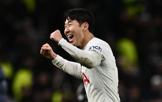 Son Heung-min celebrates as Tottenham Hotspur beat Bournemouth