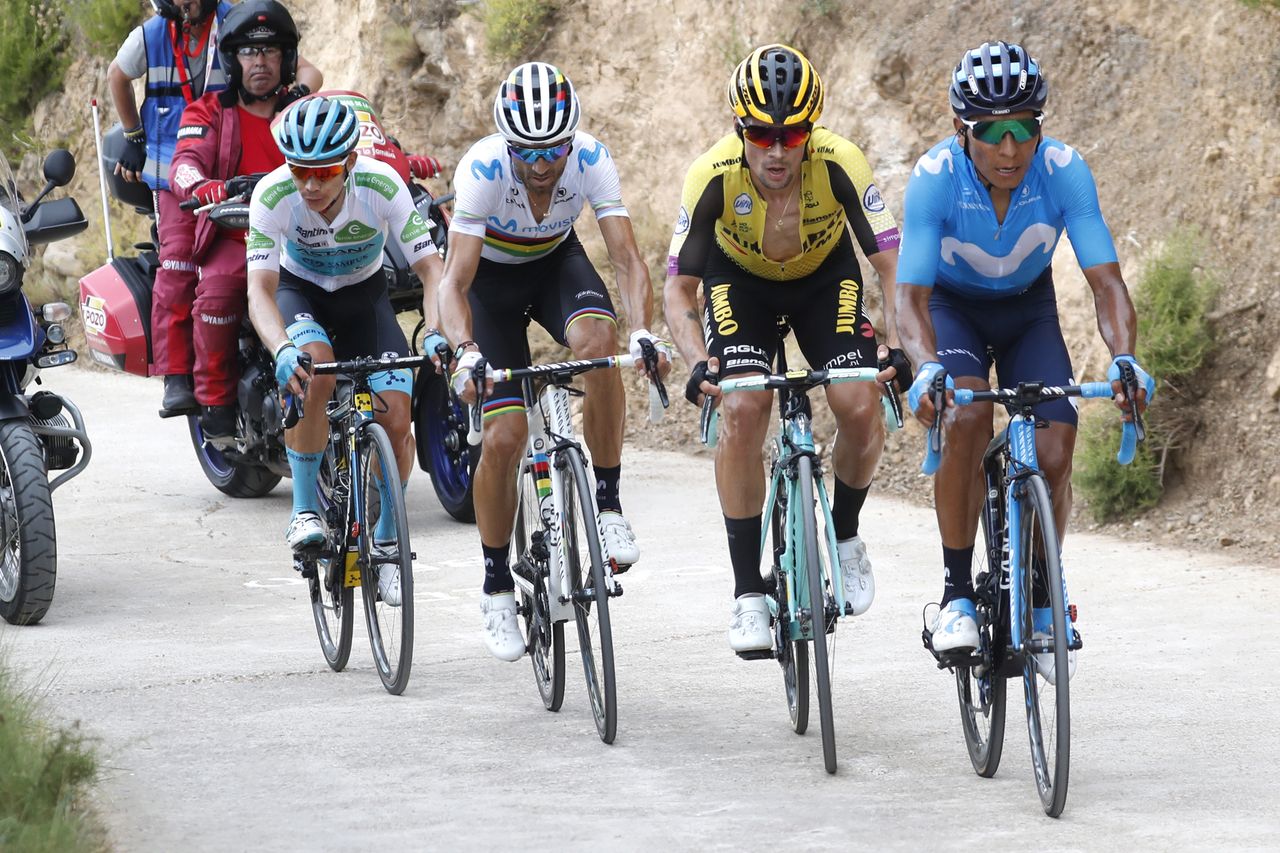 Quintana, Roglic, Lopez, and Valverde emerged as the strongest four