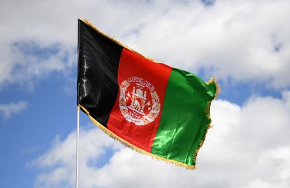 Afghanistan flag.