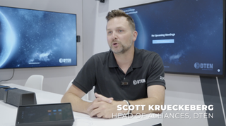 At InfoComm 2025, DTEN Head of Alliances Scott Krueckeberg took AV Technology on a brief tour of the company’s latest interactive, intuitive meeting management solutions.