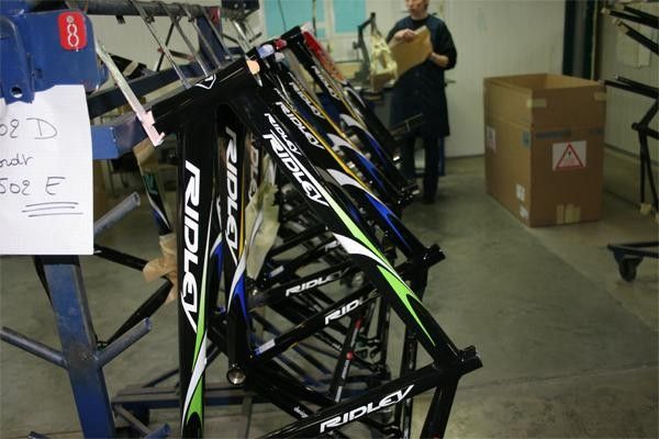 Frames nearing the end of the process