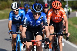 MADONNA DI CAMPIGLIO ITALY OCTOBER 21 Ben O'Connor of NTT Pro Cycling Team Breakaway Breakaway during the 103rd Giro dItalia 2020 Stage 17 a 203km stage from Bassano del Grappa to Madonna di Campiglio 1514m girodiitalia Giro on October 21 2020 in Madonna di Campiglio Italy Photo by Tim de WaeleGetty Images