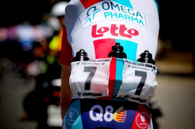 Water is essential for the riders during the hot January days at the Tour Down Under