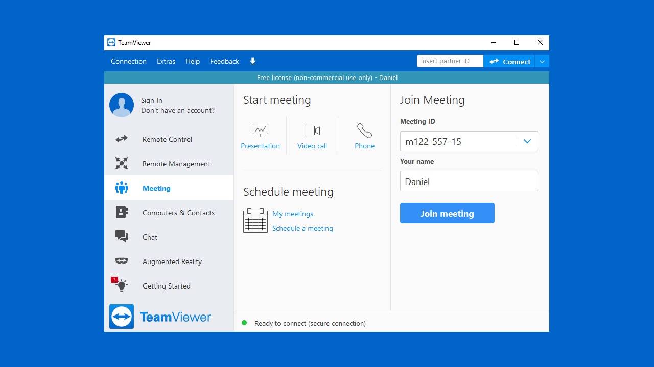 teamviewer conference call free