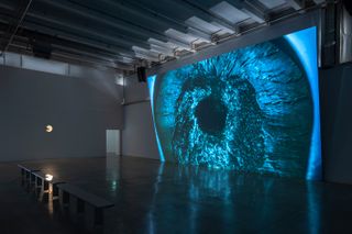 Exhibition view of Cyprien Gaillard, Ocean II Ocean, 2022 in ‘HUMPTY \DUMPTY’ at Palais de Tokyo