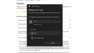 Amazon passkey - making your own passkey