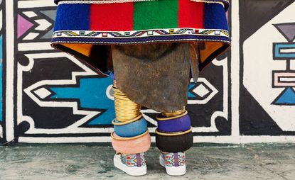 Scandinavian sneaker brand Eytys has travelled to South Africa to work with contemporary artist Esther Mahlangu on a new capsule collection