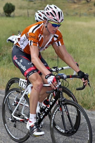 David Tanner (Fly V Australia) didn't rest on his win yesterday and got into the early break.