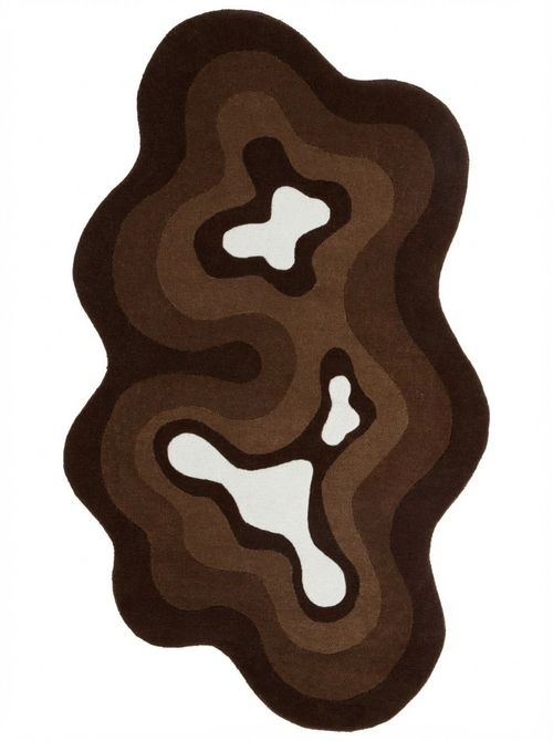 Mush Studios Brown Bur Rug