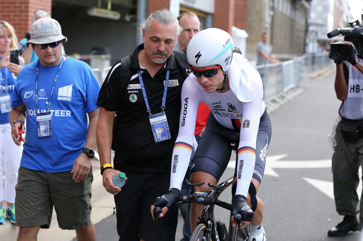 Three time world champion against the clock Tony Martin (Germany) didn't have the answers to his ride as he missed the podium completely